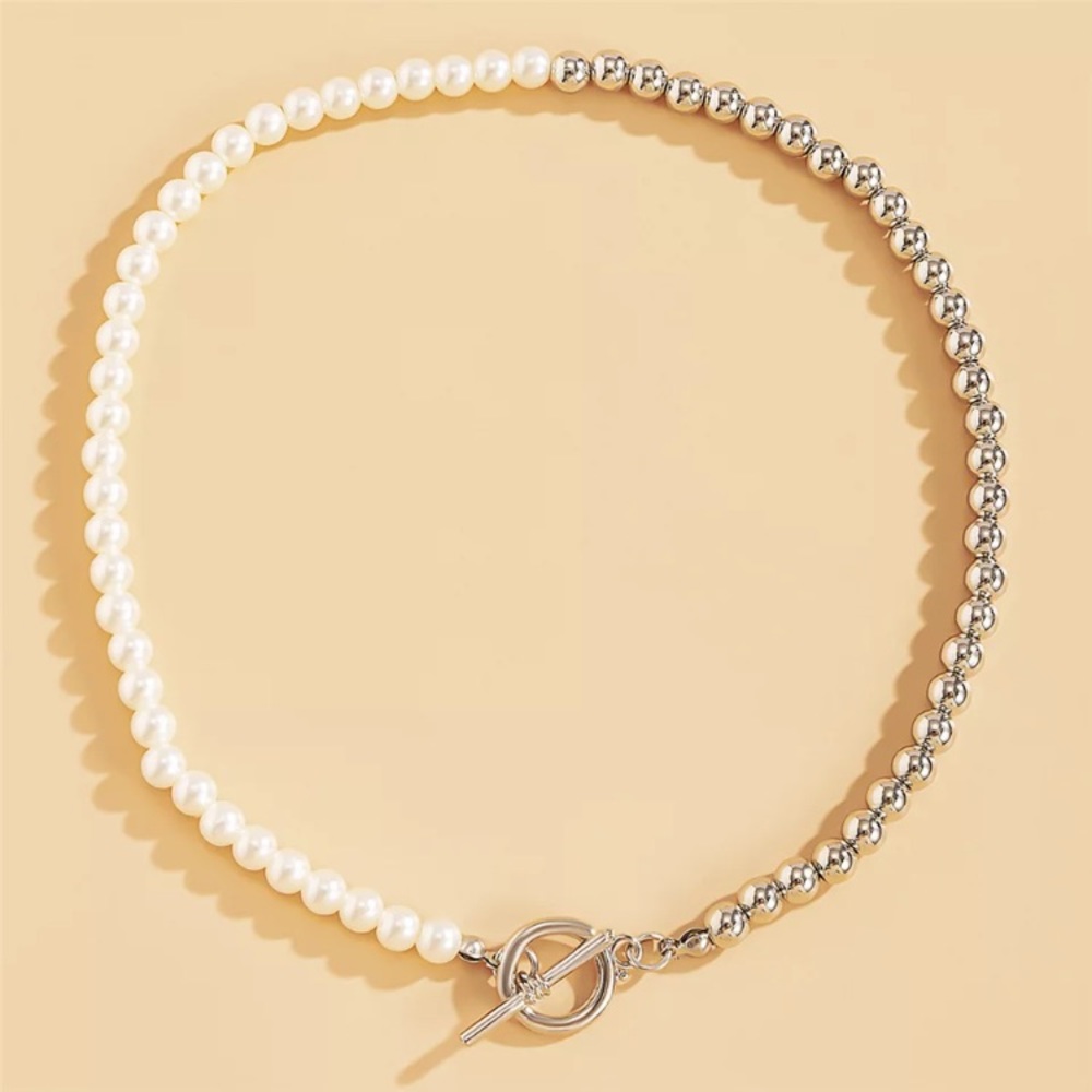 Pearl Beads Necklace Choker - Picture 3 of 3